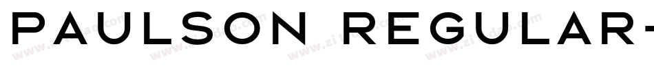 Paulson Regular字体转换